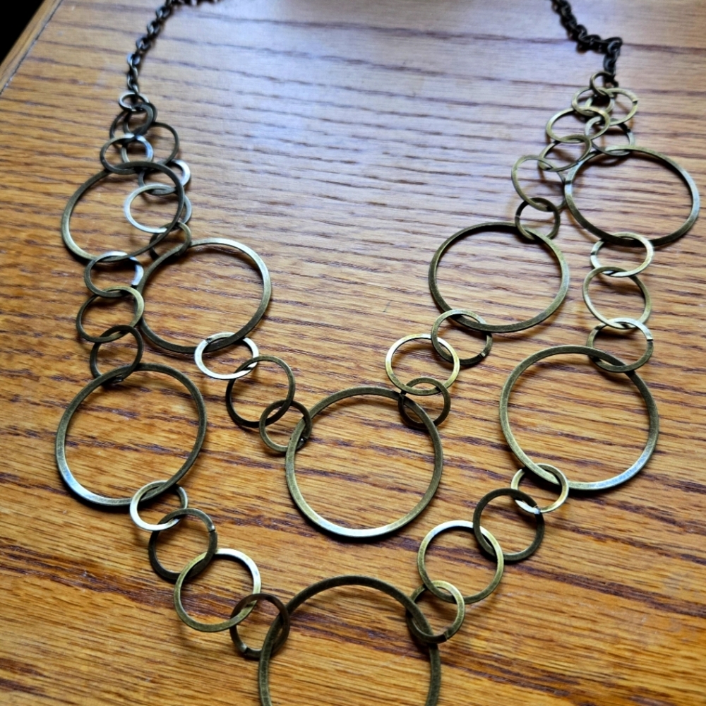 Chico's Gold-Tone Circle Necklace